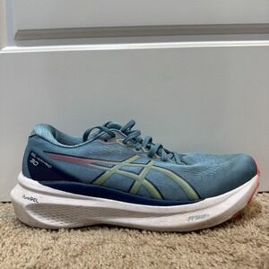 Asics GEL-Kayano 30 Running Shoes Womens Size 9 Blue Mesh Cushioned Sneakers